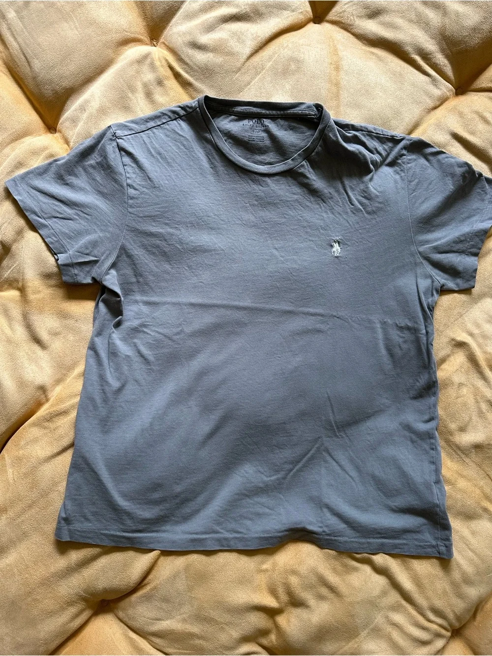 Polo by Ralph Lauren Short Sleeve Crew Tee in Slate Gray